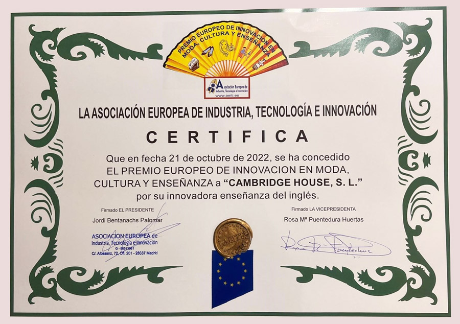 Premio Innovación Cambridge House