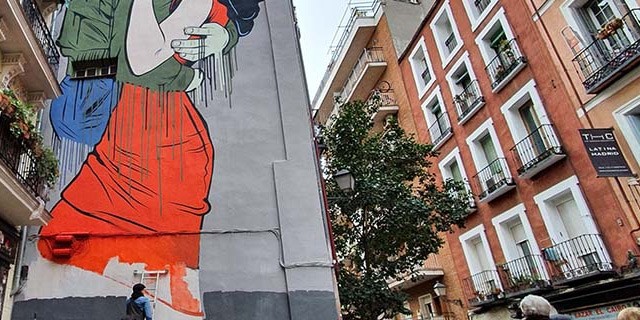 Lavapiés, en el centro de Madrid