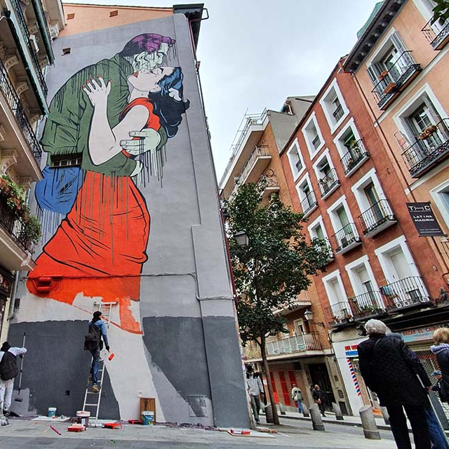 Lavapiés, en el centro de Madrid